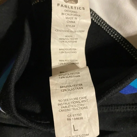 Fabletics large activewear leggings - Picture 4 of 4